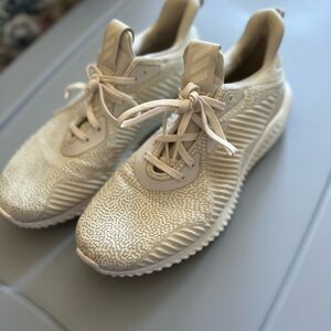 adidas Cream Athletic Shoes